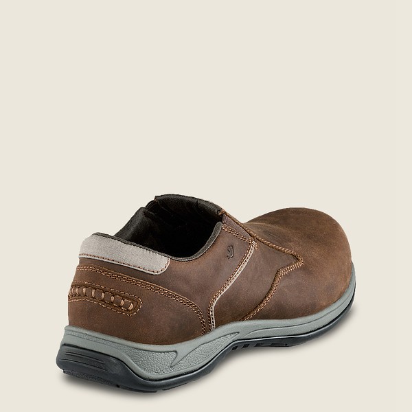 Red Wing Mens Comfortpro - Safety Toe - Slip-on Brown - 7304AFZPS